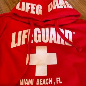 officially licensed Miami Beach FL lifeguard sweatshirt